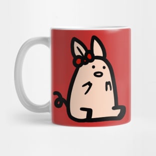 Bow Piggy Mug